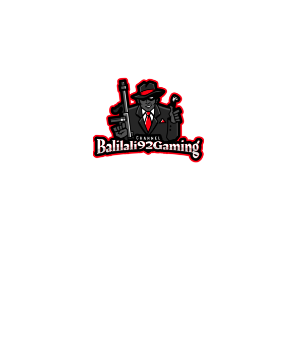 Balilali92Gaming Logo minta fehér pólón