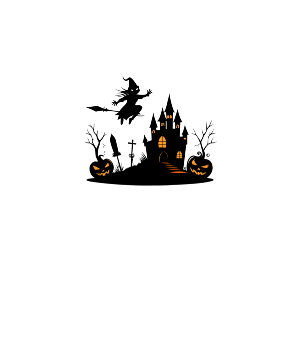 Halloweeni boszorkány minta világos rózsaszín pólón