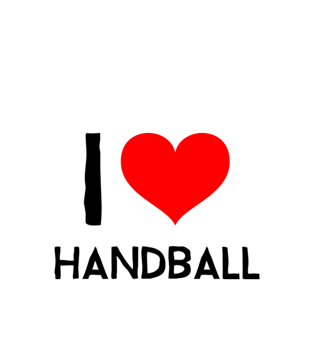 i love handball minta fehér pólón