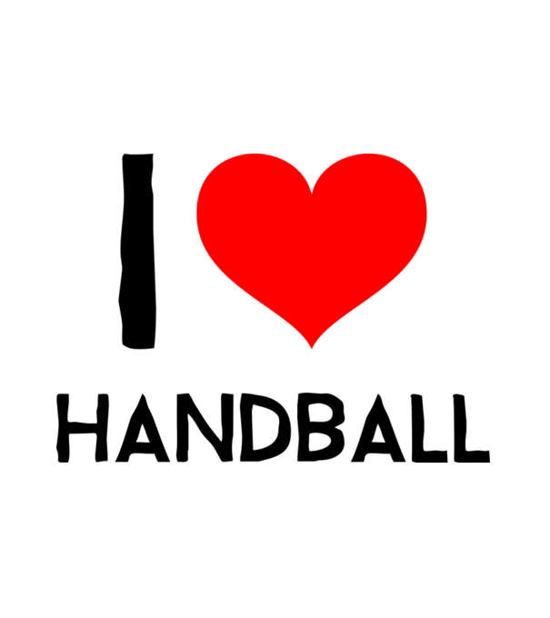 i love handball minta fehér pólón