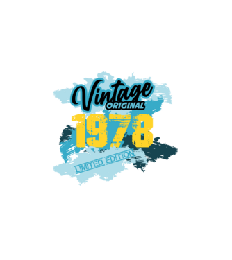 1978 vintage minta fehér pólón