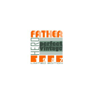 hero father 1987 minta fekete pólón