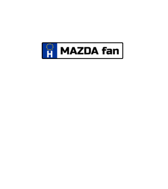 rendszám mazda minta rózsaszín pólón
