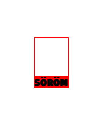 fogd meg a söröm fehér minta fekete pólón