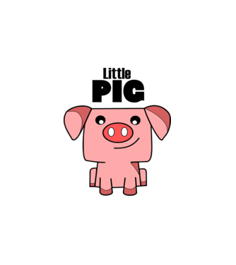 pig minta fehér pólón