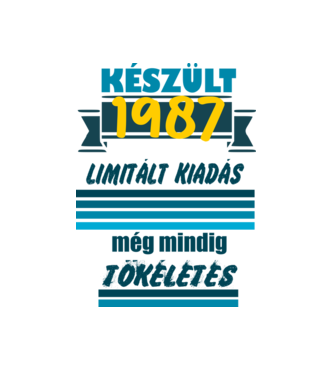 mindig tökéletes 1987 minta fehér pólón