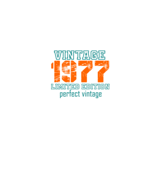 1977 limited edition minta fekete pólón
