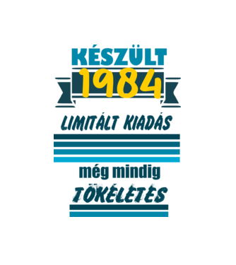 mindig tökéletes 1984 minta fehér pólón