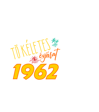 tökéletes 1962 minta fehér pólón