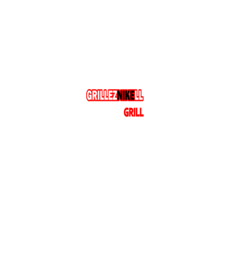 grilleznikell fehér minta fekete pólón