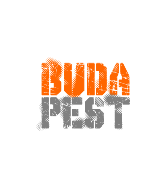 Budapest03 minta fehér pólón