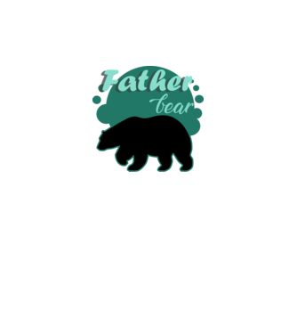 father bear minta fekete pólón