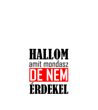 Hallom minta homokszín pólón