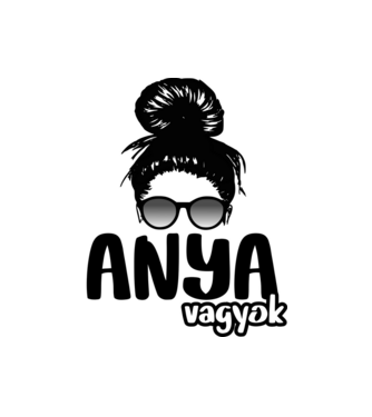 anya vagyok minta fehér pólón