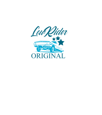 lowrider blue minta szürke pólón