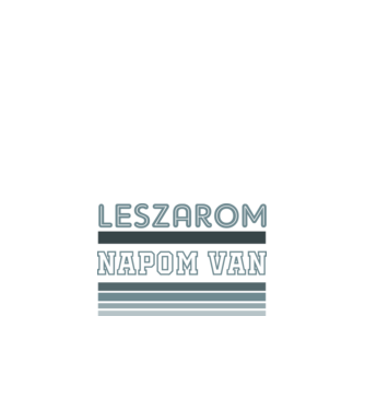 leszarom nap kék minta homokszín pólón
