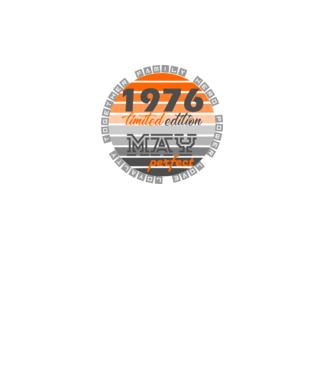 perfect 1976 minta fekete pólón