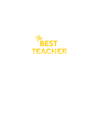 the best teacher yellowpng minta fekete pólón