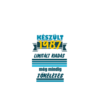 mindig tökéletes 1987 minta szürke pólón