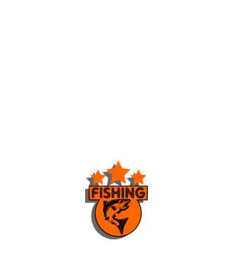 fishing orange minta fehér pólón