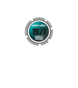 perfect 1971 minta fekete pólón