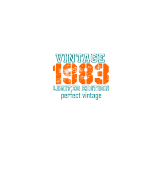 1983 limited edition minta fekete pólón