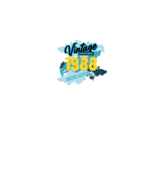 1988 vintage minta fekete pólón