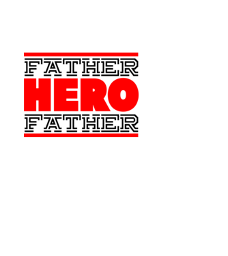 apa hero minta fehér pólón