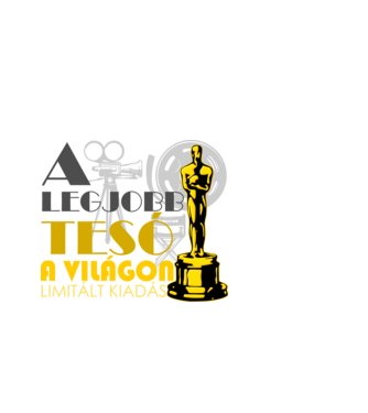Oscar díjas tesó minta világoskék pólón