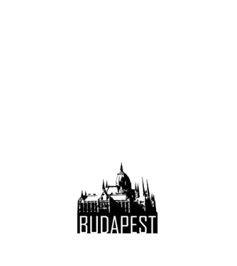 Budapest minta világos rózsaszín pólón