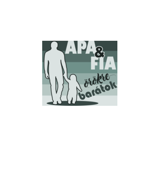apa fia minta türkiz pólón