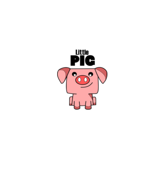 pig minta halványlila pólón