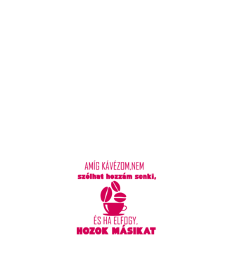 KÁVÉZOM PINK minta világos rózsaszín pólón
