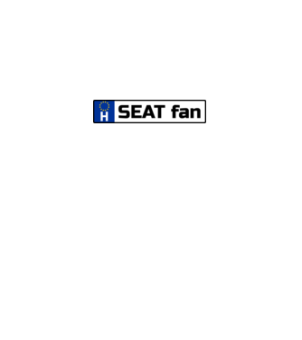 rendszám seat minta fehér pólón