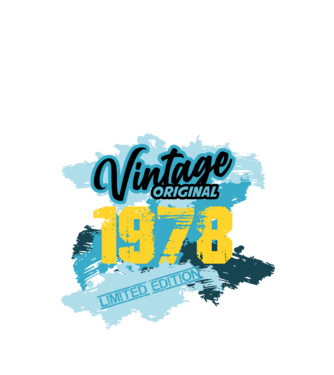 1978 vintage minta fehér pólón