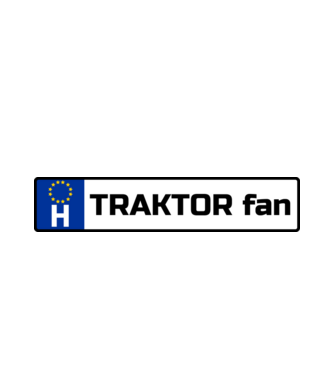 rendszám traktor minta fehér pólón