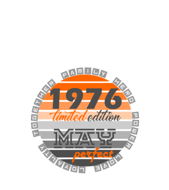 perfect 1976 minta fekete pólón