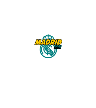 madrid minta fehér/piros pólón