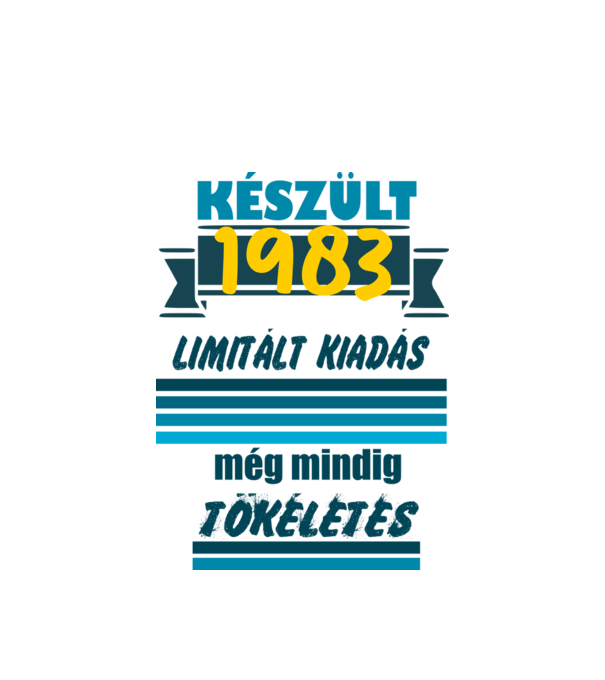 mindig tökéletes 1983 minta fehér pólón