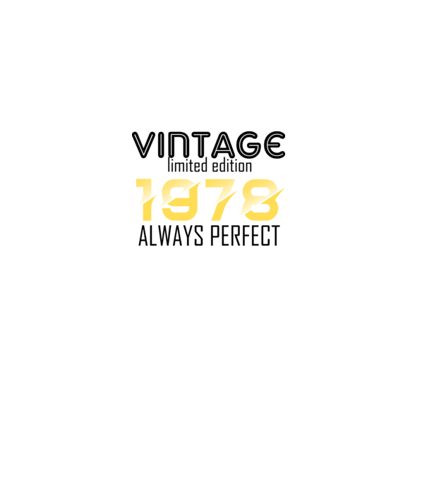 always perfect 1978 minta szürke pólón