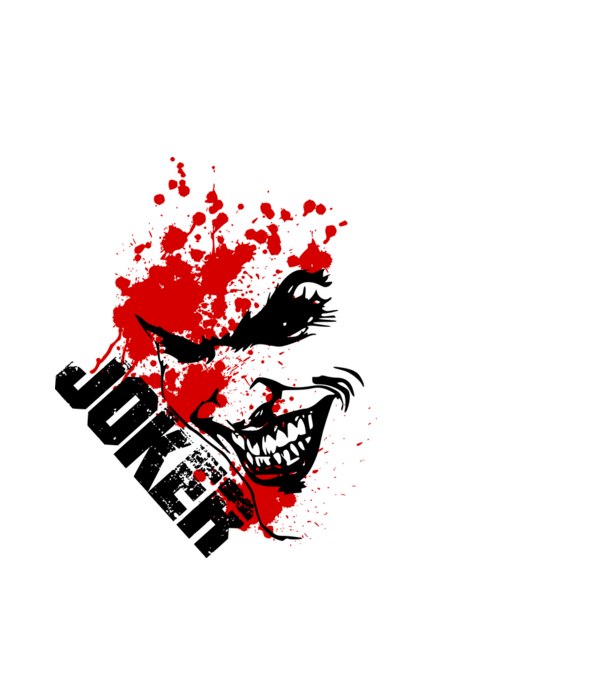 joker minta fehér pólón