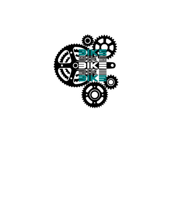 bicikli bike minta szürke pólón