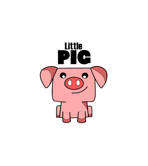 pig minta fehér pólón
