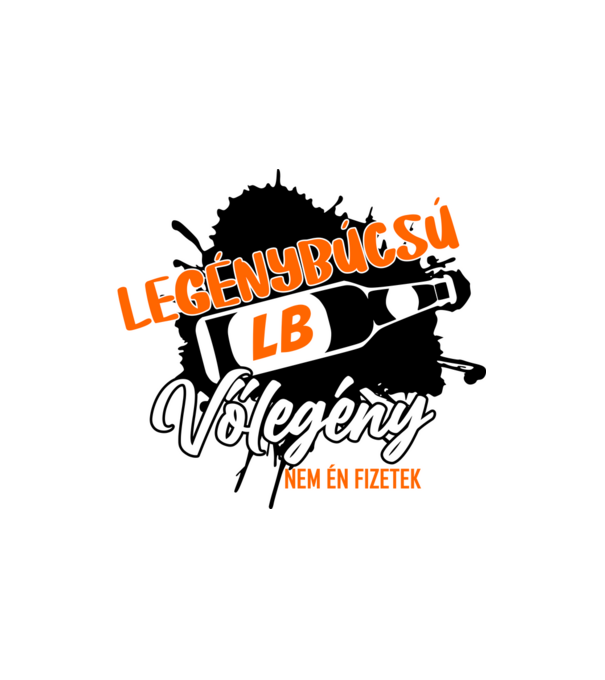 legénybúcsú vőlegény minta fehér pólón
