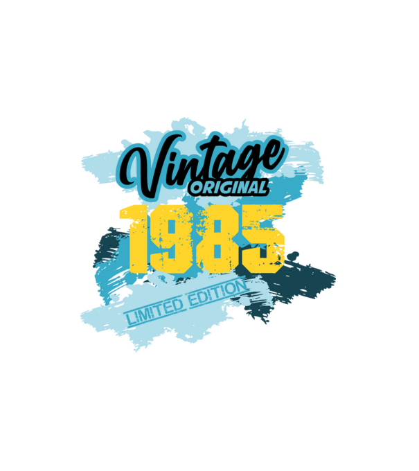 1985 vintage minta fehér pólón
