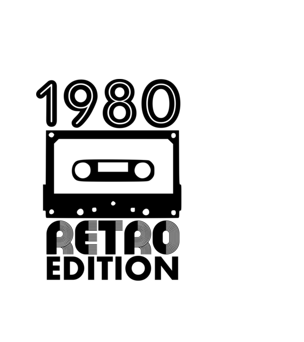 1980 retro minta fehér pólón