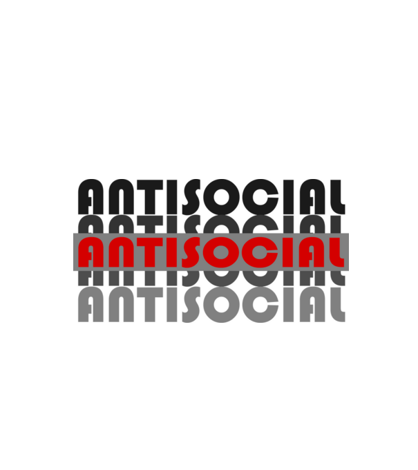 antisocial minta almazöld pólón