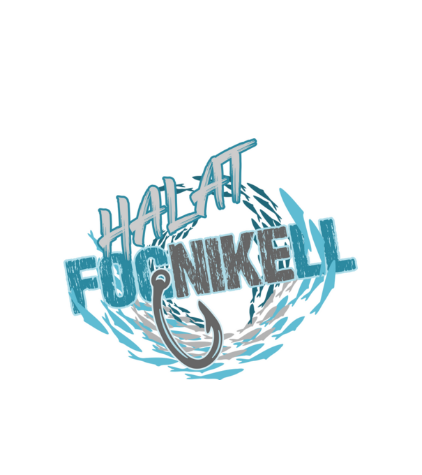 halas minta fehér pólón