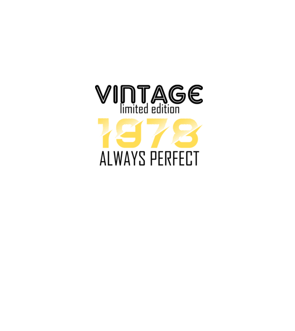 always perfect 1978 minta szürke pólón