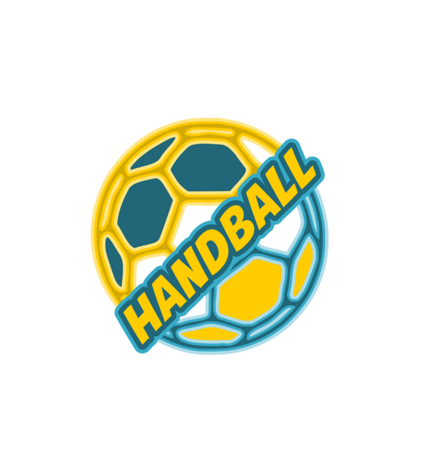 handball minta fehér pólón